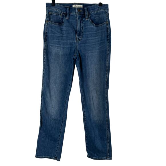 Madewell Denim - Madewell Roadtripper Stovepipe Jean Slim High Rise Stretch Cotton Blend MB923 26